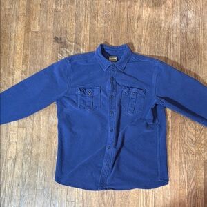 Vintage Schmidt workwear blue shirt